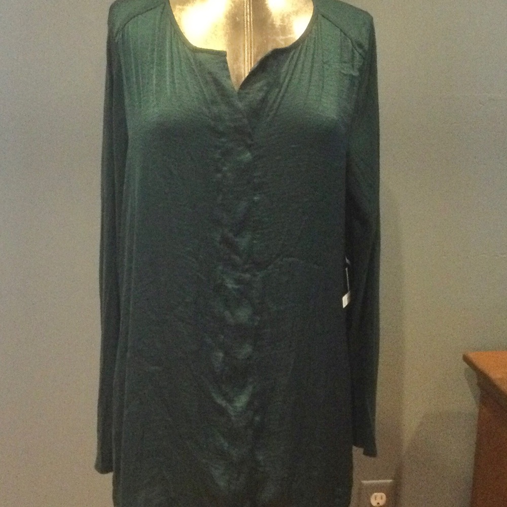 Simply Vera Vera Wang Green Tunic